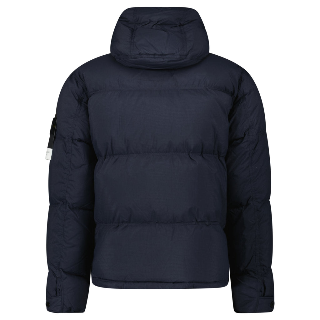 Stone Island Down Matte Ripstop Cordura® Advanced Fabric Parka in Navy