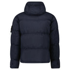 Stone Island Down Matte Ripstop Cordura® Advanced Fabric Parka in Navy