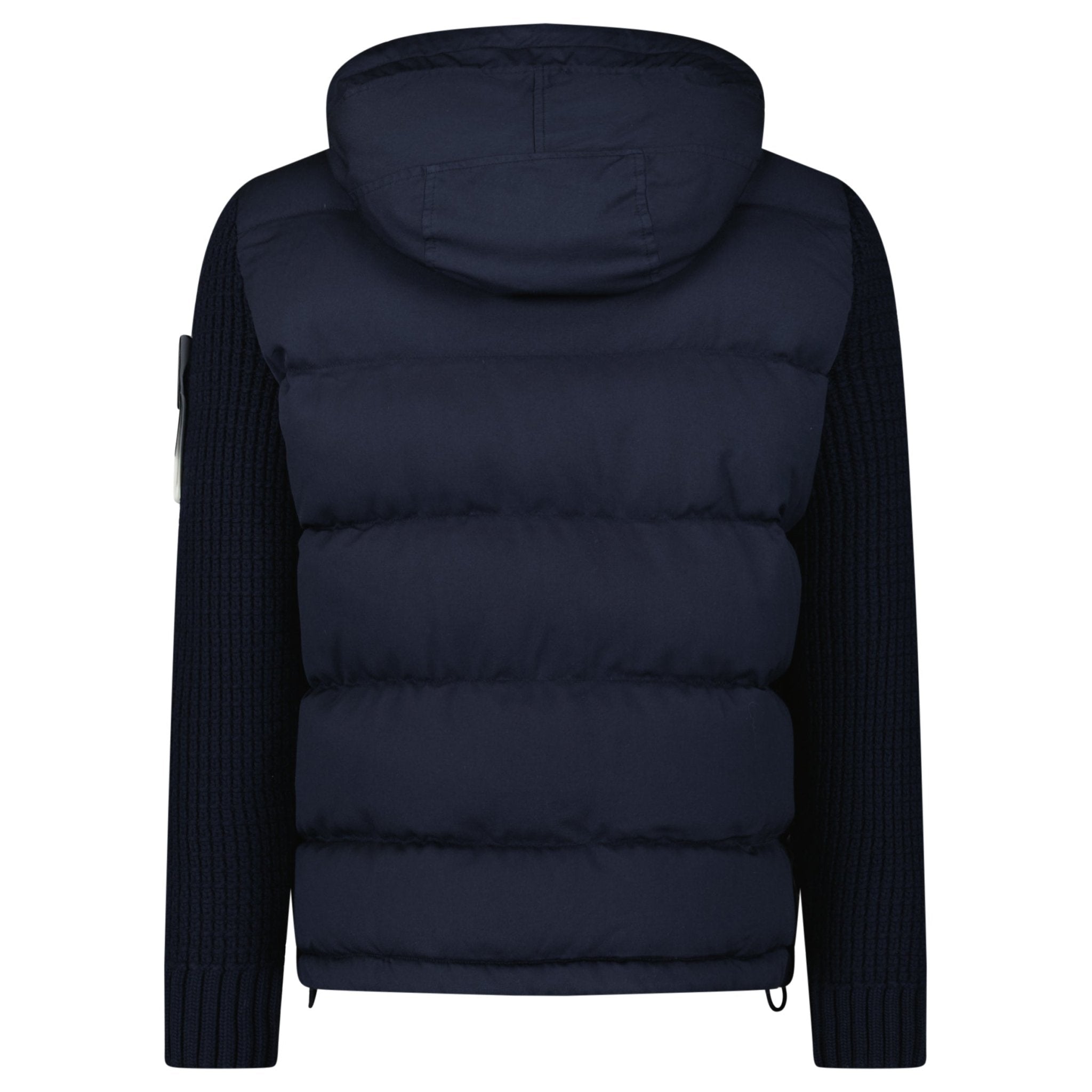Stone Island Ghost Padded Twill-Wool Jacket in Navy