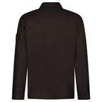 Stone Island Ghost Piece Virgin Wool-Blend Felt Overshirt in Dark Brown