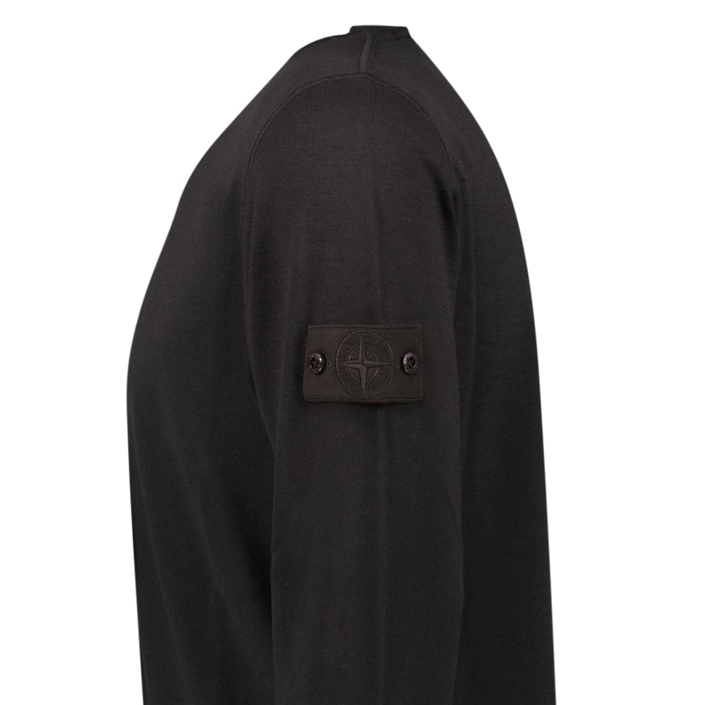 Stone Island Ghost Wool Crew Neck Jumper Dark Brown