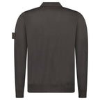 Stone Island Ghost Wool Polo-Shirt Dark Brown