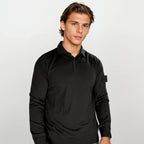 Stone Island Ghost Wool Polo-Shirt Dark Brown