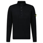 Stone Island Half-Zip Jumper in Black