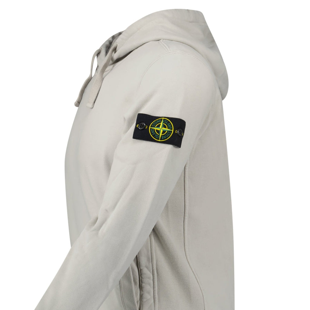 Stone Island Hooded Sweatshirt in Pearly Grey