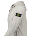 Stone Island Hooded Sweatshirt in Pearly Grey