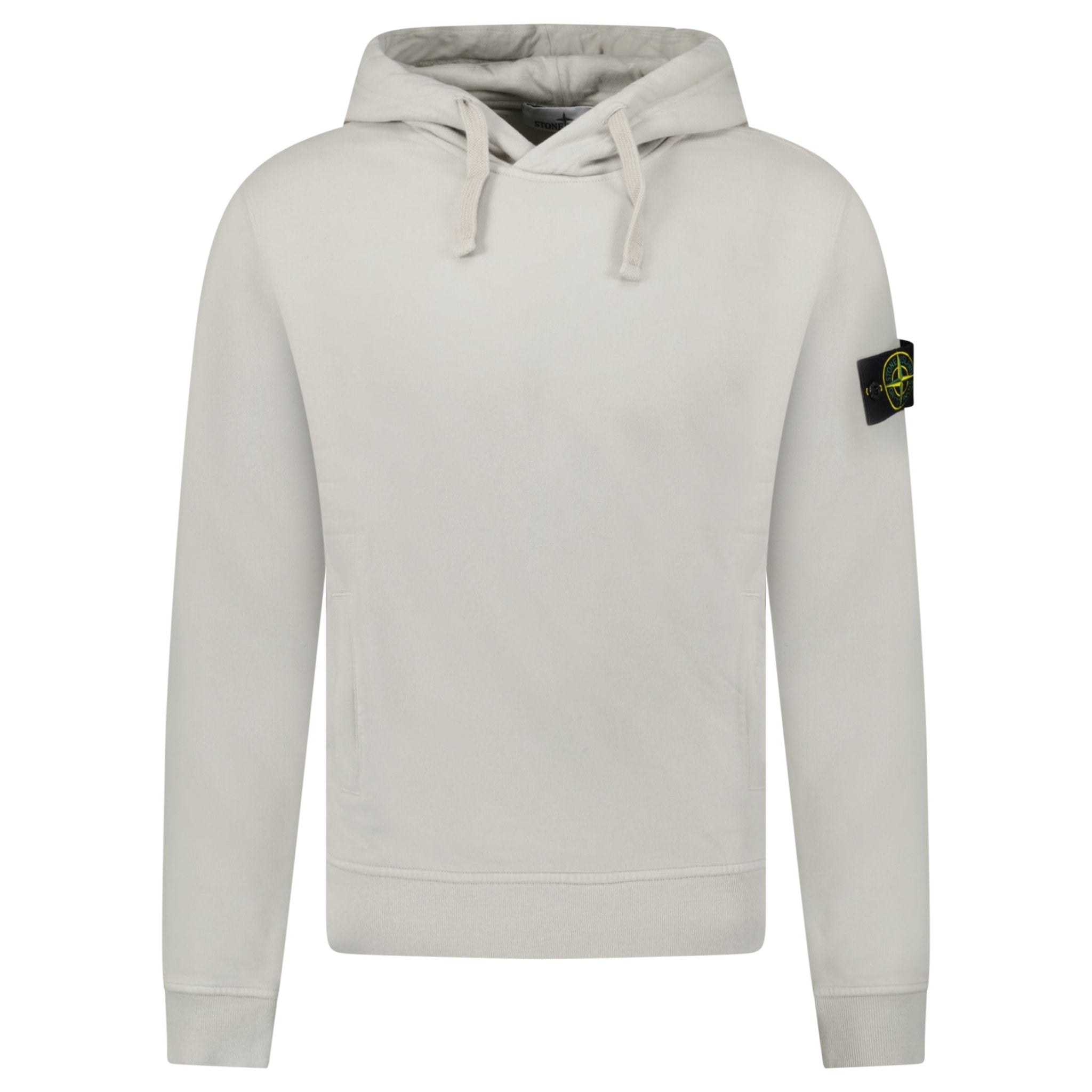 Stone Island Hooded Sweatshirt in Pearly Grey