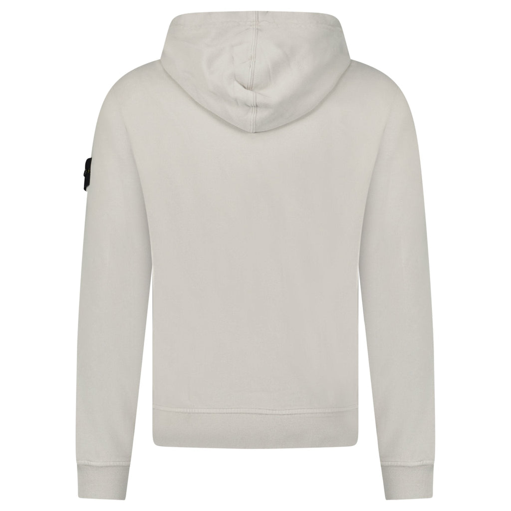 Stone Island Hooded Sweatshirt in Pearly Grey