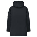 Stone Island Micro Twill Long Parka in Black