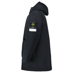 Stone Island Micro Twill Long Parka in Black