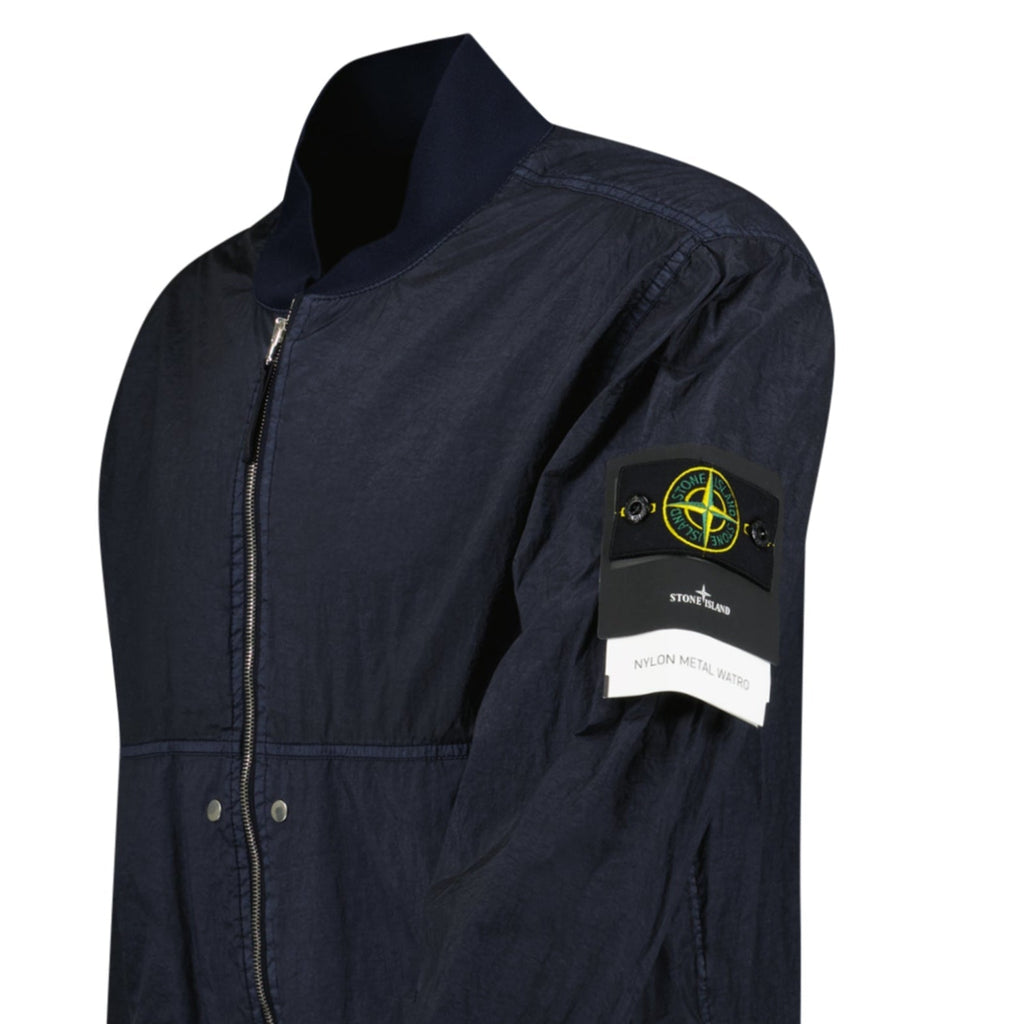 Stone Island Nylon Metal Watro-TC Bomber Jacket navy