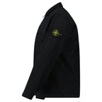 Stone Island Organic Cotton Ripstop Overshirt in Black