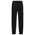 Stone Island Organic Panama Cotton 'Old' Effect Cargo Black