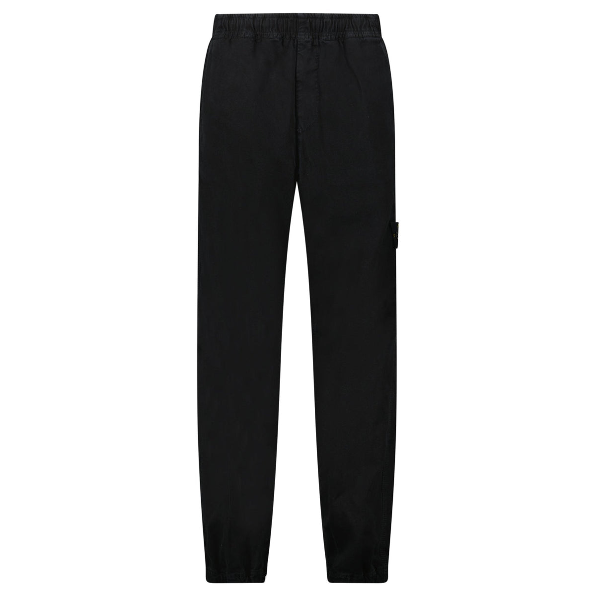 Stone Island Organic Panama Cotton 'Old' Effect Cargo Black