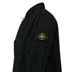 Stone Island Panama Cotton Overshirt in Black