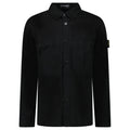 Stone Island Panama Cotton Overshirt in Black