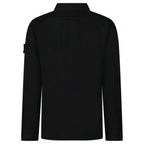 Stone Island Panama Cotton Overshirt in Black