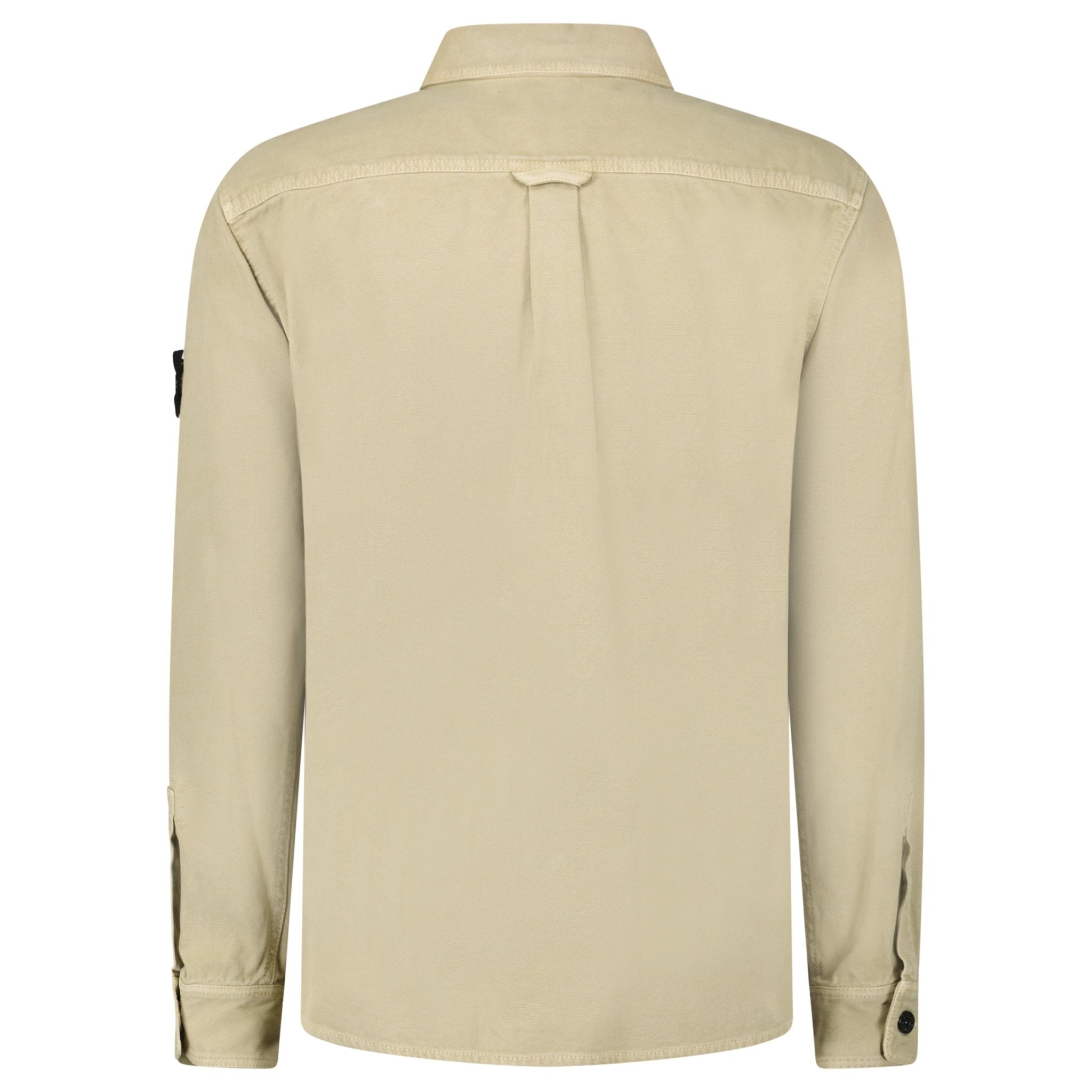 Stone Island Panama Cotton Overshirt in Desert Beige