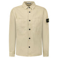 Stone Island Panama Cotton Overshirt in Desert Beige