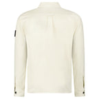 Stone Island Panama Cotton Overshirt in Ivory