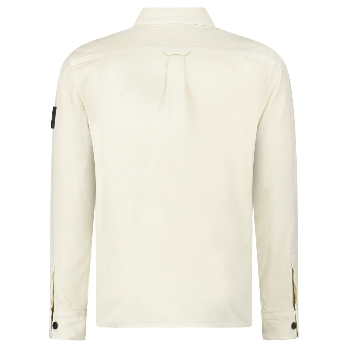 Stone Island Panama Cotton Overshirt in Ivory