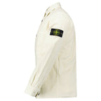 Stone Island Panama Cotton Overshirt in Ivory