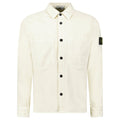 Stone Island Panama Cotton Overshirt in Ivory
