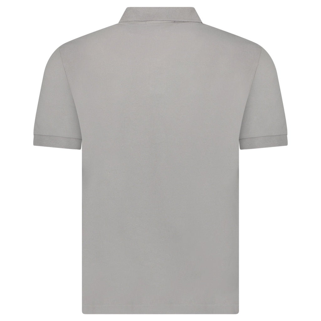 Stone Island Patch Polo T-Shirt Slim Fit Grey