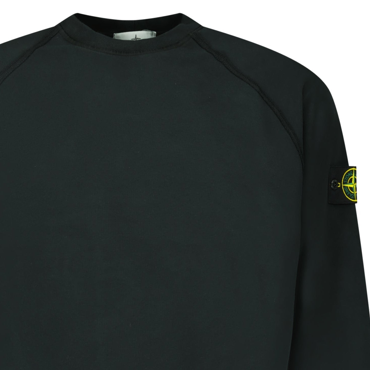 Stone Island Relaxed Fit Crewneck Sweatshirt Black