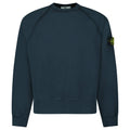 Stone Island Relaxed Fit Crewneck Sweatshirt Navy