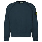 Stone Island Relaxed Fit Crewneck Sweatshirt Navy