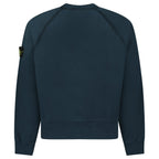 Stone Island Relaxed Fit Crewneck Sweatshirt Navy