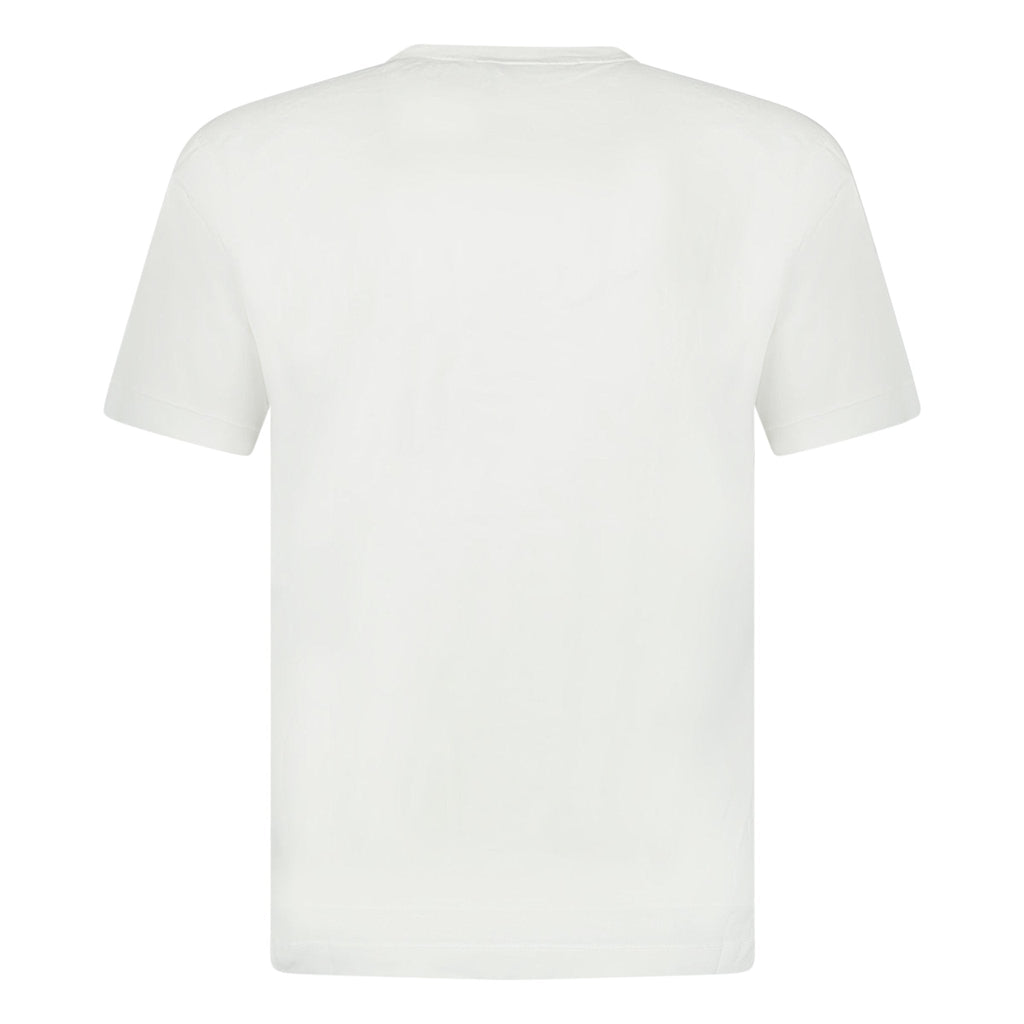 Stone Island Slim-Fit Short-Sleeve T-Shirt With Compass Patch White