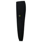 Stone Island’s Broken Twill ‘Old’ Effect Cargo Pants in Black