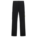 Stone Island Stretch Cotton Tela 'Paracadute' Loose Fit Cargo Trousers in Black