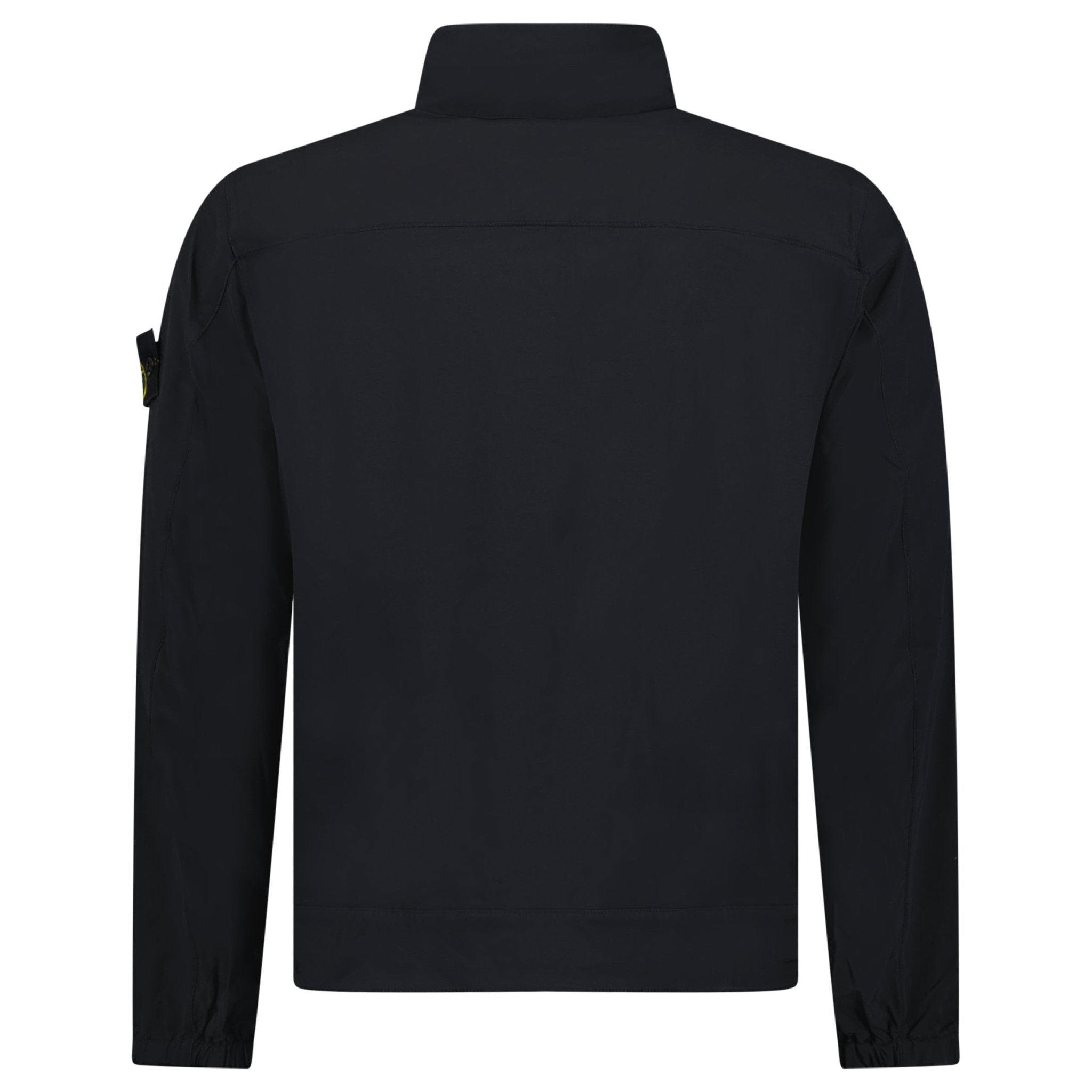 Stone Island Stretch Nylon Tech Fleece Jacket in Black