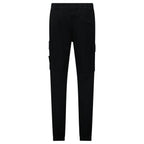 Stone Island Stretch 'Old' Effect Cargo Trousers Black