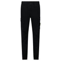 Stone Island Stretch 'Old' Effect Cargo Trousers Black