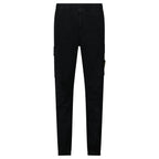Stone Island Stretch 'Old' Effect Cargo Trousers Black