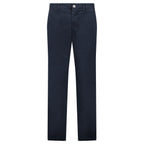 Stone Island Stretch Organic Broken Twill ‘OLD’ Effect Chino Trousers in Navy