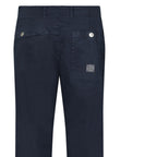 Stone Island Stretch Organic Broken Twill ‘OLD’ Effect Chino Trousers in Navy