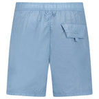 Stone Island Water Reactive Faded Camo Nylon Swim Shorts in Dust Blue
