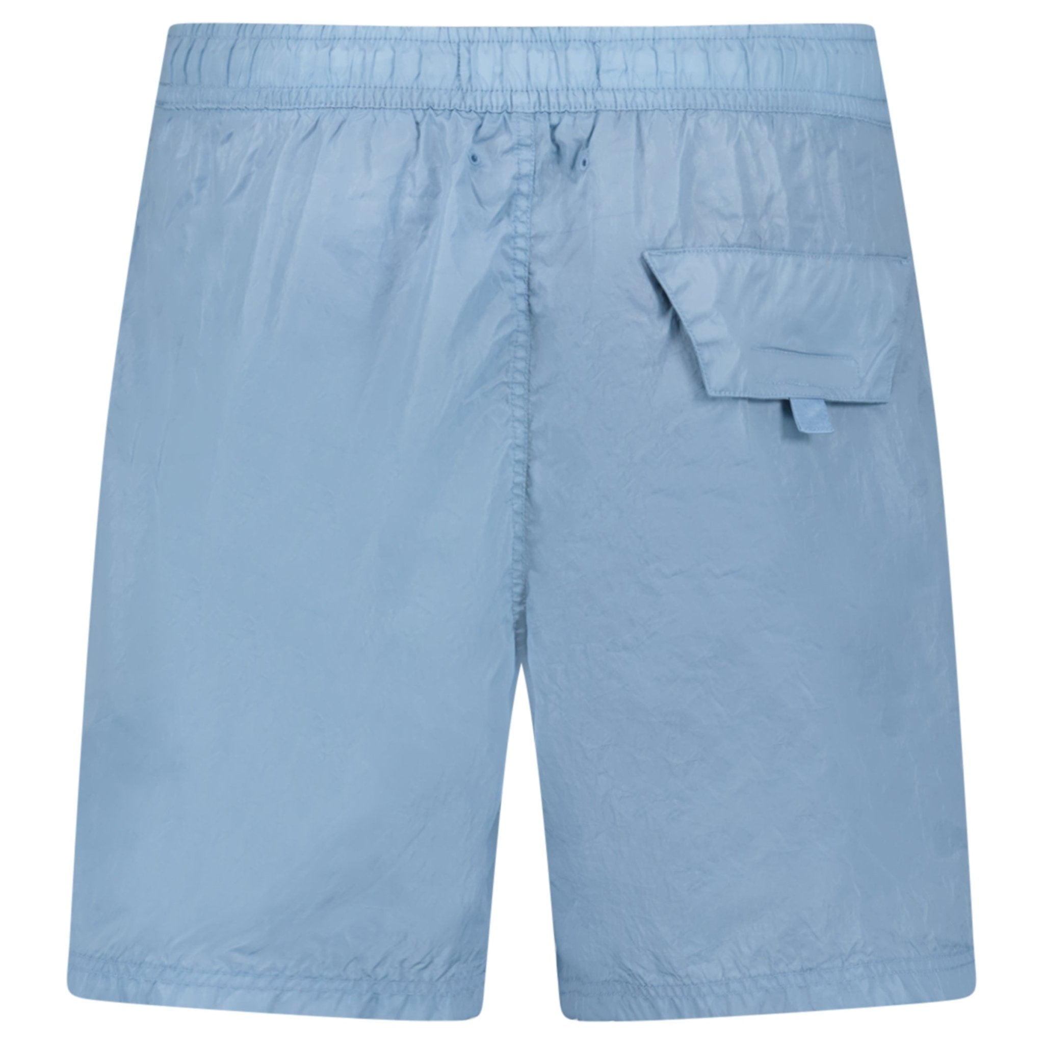 Stone Island Water Reactive Faded Camo Nylon Swim Shorts in Dust Blue