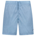 Stone Island Water Reactive Faded Camo Nylon Swim Shorts in Dust Blue