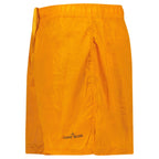 Stone Island Water Reactive Faded Camo Nylon Swim Shorts in Orange