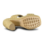 Bottega Veneta Block Heels Sugar Cane